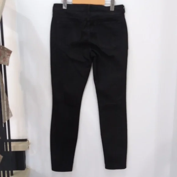 RICH & SKINNY | Women's Black Tar Marilyn Skinny Mid-Rise Stretchy Jeans - Picture 5 of 7